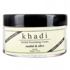 Питательный крем Сандал и Олива (Sandal Olive Nourishing Cream) 50г. Khadi Natural.
